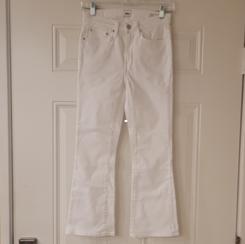Edwin Cassia Mini Bokt Optic White Jean Pants